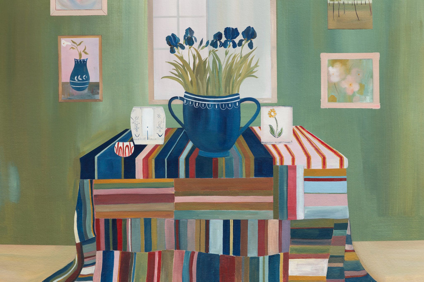 Vanessa Bell Tulips & Tablecloth.