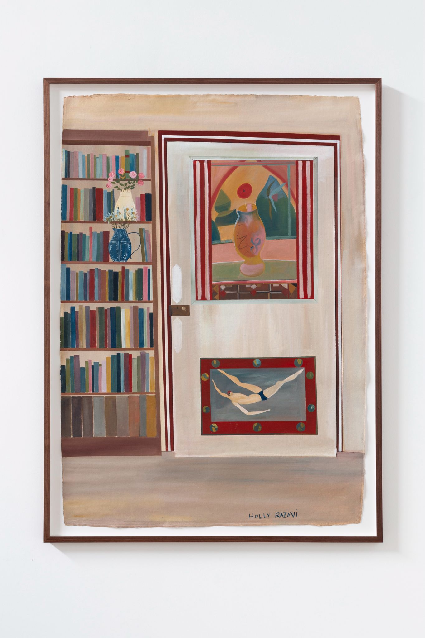 Vanessa Bell Painted Door.