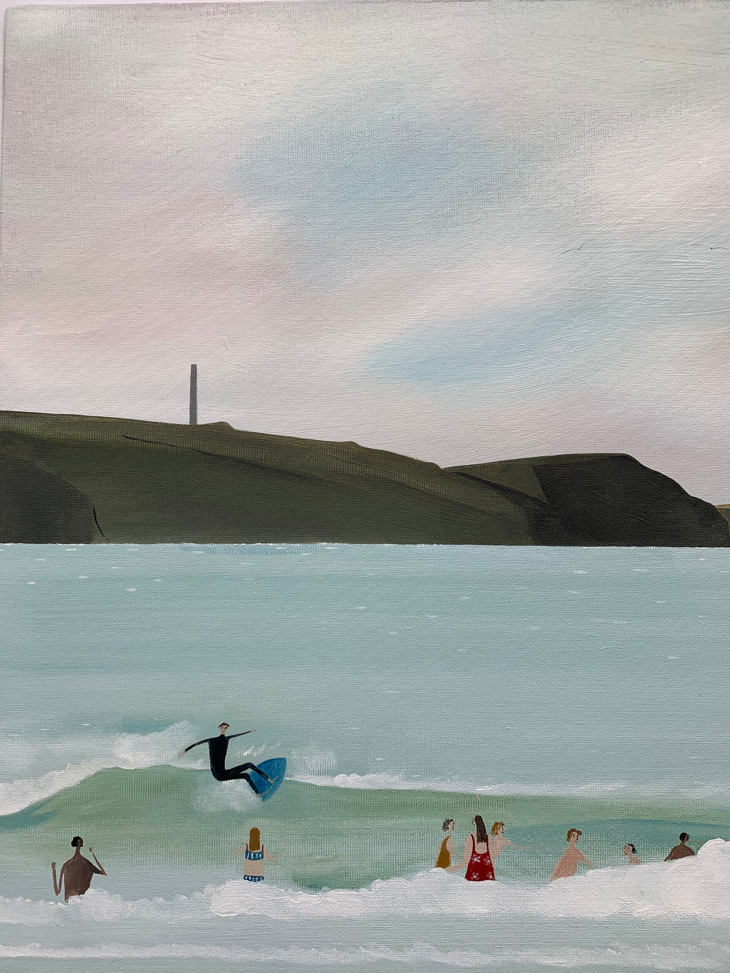 Porthtowan - Original Painting.