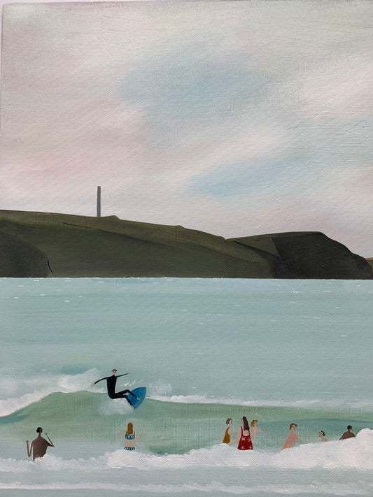 Porthtowan - Original Painting.